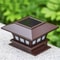Solar LED Pillar Wall Light Waterproof Outdoor Garden Gate Lamp 6