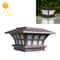 Solar LED Pillar Wall Light Waterproof Outdoor Garden Gate Lamp 3
