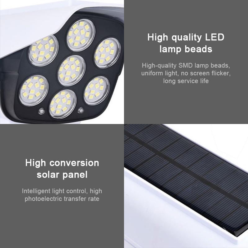 Solar Motion Sensor Security Light With Fake Camera And Infrared Detection 6