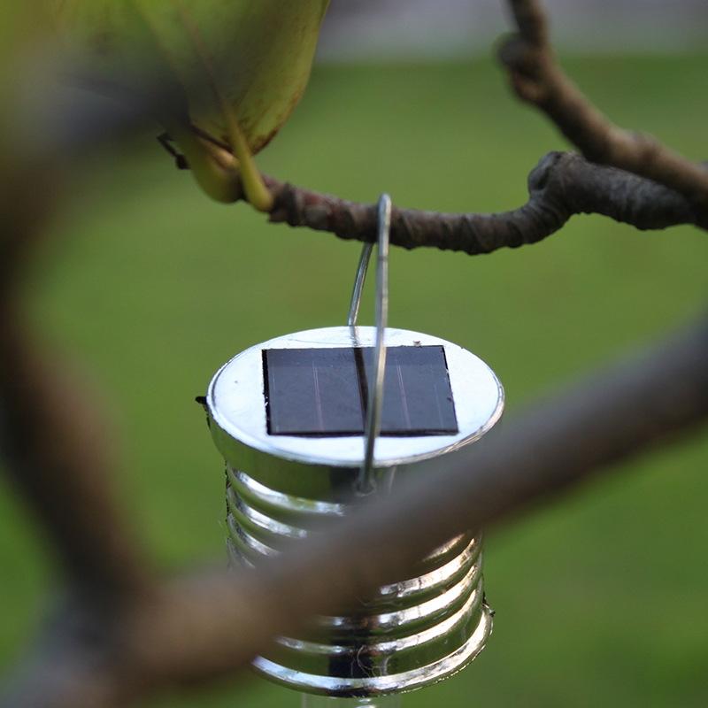 Solar Hanging Garden Lights Waterproof LED Outdoor Lantern Decor 2