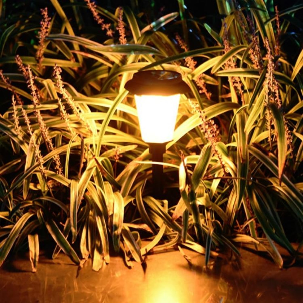 Solar Flame Garden Light Outdoor Flickering LED Landscape Lamp 9