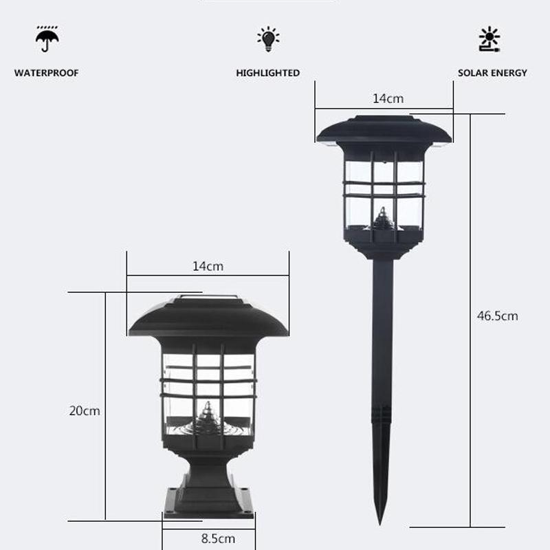 Light Outdoor Waterproof Garden Lamp For Patio Fence And Lawn Decor 4