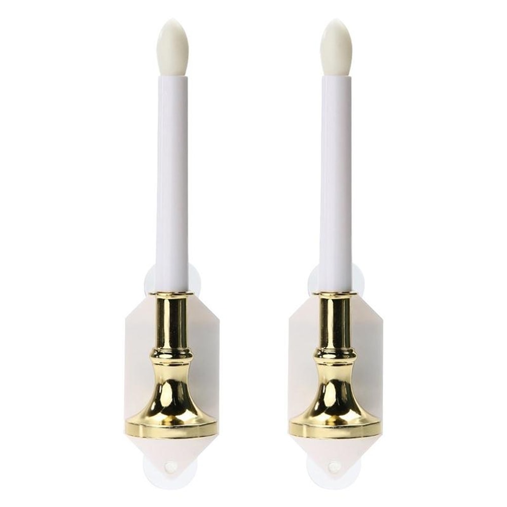 Solar Candle Window Lantern Set Indoor Outdoor LED Decorative Lights 6