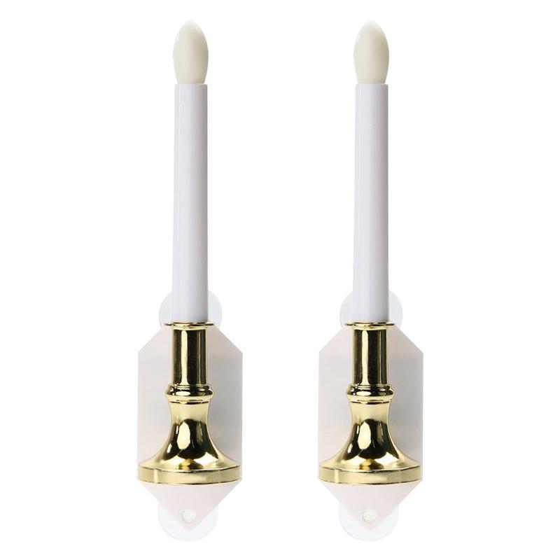 Solar Candle Window Lantern Set Indoor Outdoor LED Decorative Lights 6