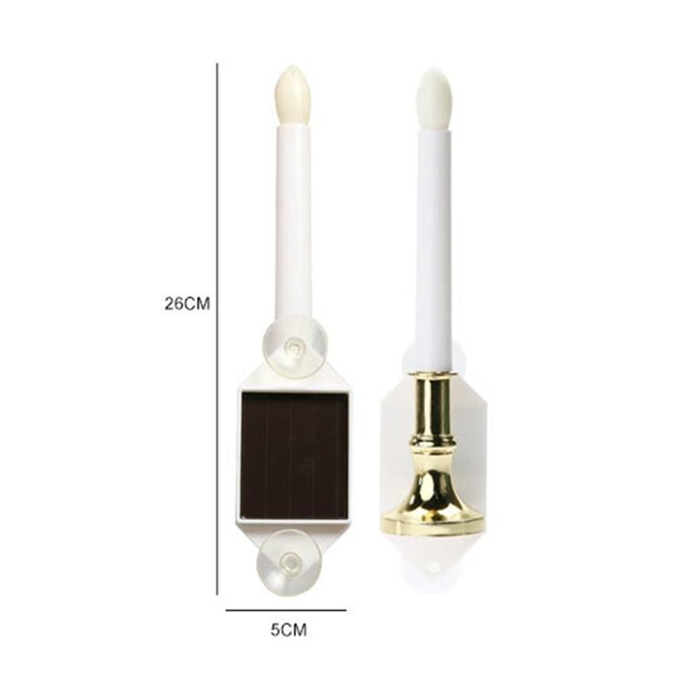 Solar Candle Window Lantern Set Indoor Outdoor LED Decorative Lights 3