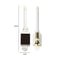 Solar Candle Window Lantern Set Indoor Outdoor LED Decorative Lights 3