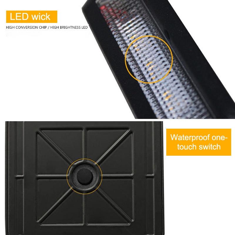 Solar Ground Lights IP65 Waterproof Embedded Outdoor Garden Pathway Lamp 7