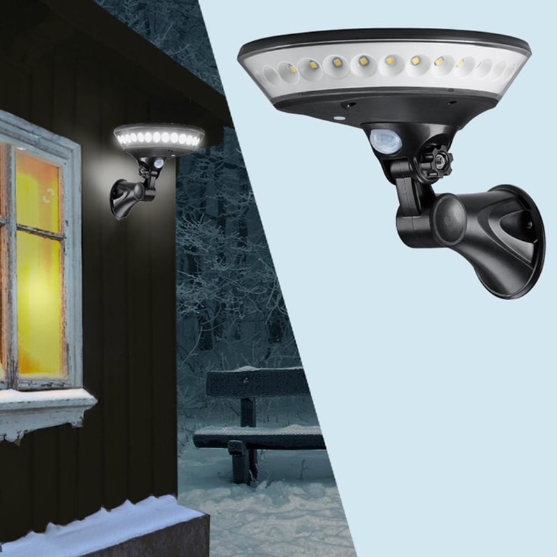 SolarGlow 360 IP65 Solar Porch Lights For Garden Fence Pathway And Outdoor Walls 5