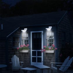 motion sensor wall light for outdoor security & garden pathways