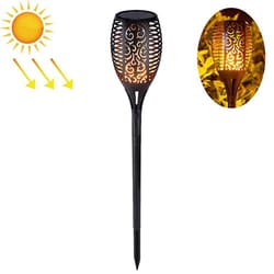 flame torch lights outdoor waterproof led garden pathway lamps