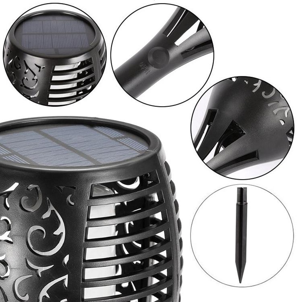 Flame Torch Lights Outdoor Waterproof LED Garden Pathway Lamps 1