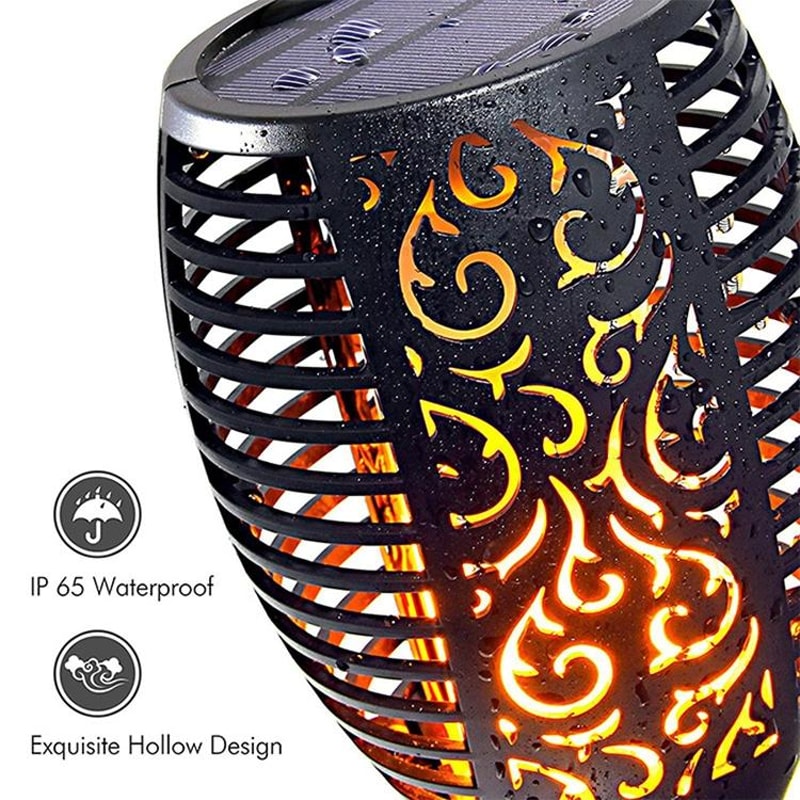 Flame Torch Lights Outdoor Waterproof LED Garden Pathway Lamps 2