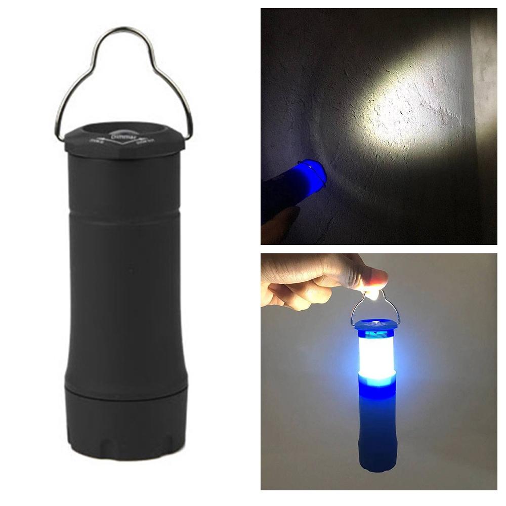 Ultra Bright LED Camping Flashlight Torch With Telescopic Lantern Pocket Clip 2