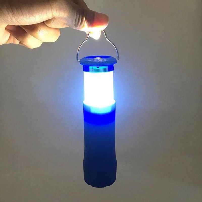 Ultra Bright LED Camping Flashlight Torch With Telescopic Lantern Pocket Clip 1