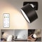 360 Magnetic LED Cabinet Spotlight Night Light With Remote Control USB Rechargeable Design 0
