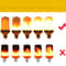 3 Mode LED Flame Light Bulb 6W Flickering Fire Effect Lamp For Home Party Decor 8