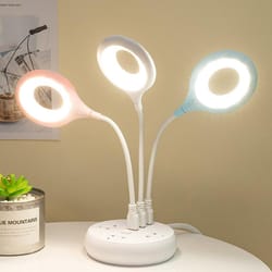 usb led reading light with flexible gooseneck eye protection desk lamp