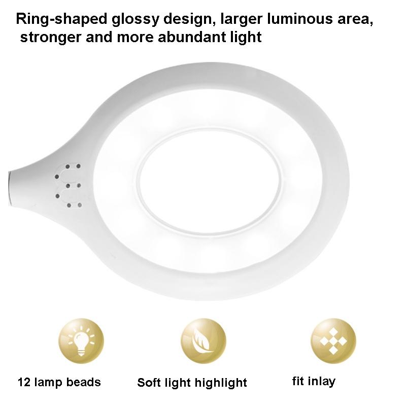 USB LED Reading Light With Flexible Gooseneck Eye Protection Desk Lamp 5