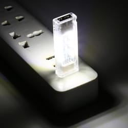 stackable usb led light with 12 leds for laptops, power banks & desk lighting