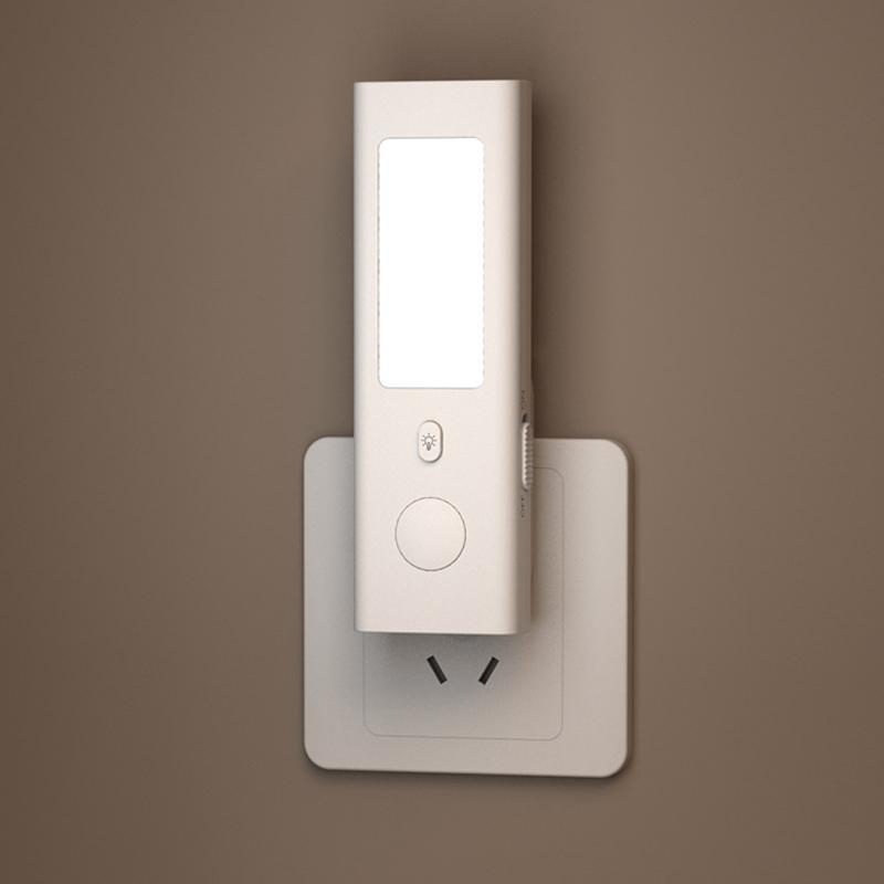 Smart Motion Sensor Night Light Rechargeable LED Plug In Flashlight 1