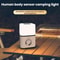 Rechargeable Motion Sensor Camping Night Light With Hanging Hook Adjustable Brightness 4