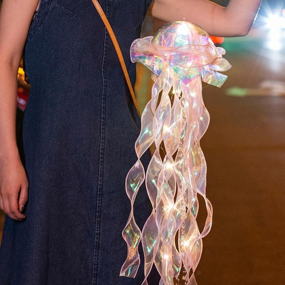 Jellyfish Lamp LED Night Light for Bedroom & Ambient Room Decor