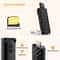 Rechargeable LED Book Light Clip On Reading Lamp With Eye Protection And Adjustable Brightness 4