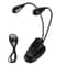 FlexGlow Dual Arm LED Book Light Clip On Reading Lamp For Books Laptops Travel 8