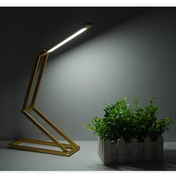 foldlite usb rechargeable led desk lamp with eye protection and stepless dimming