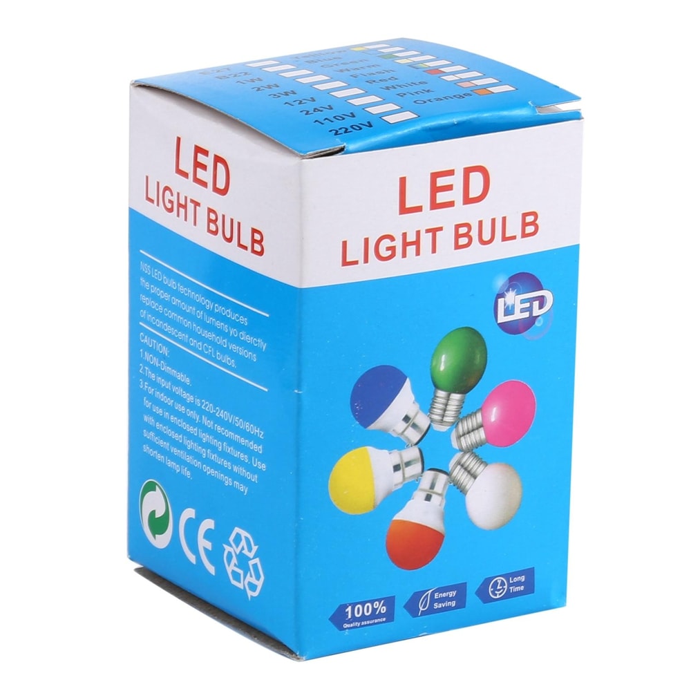 LED Energy Saving Bulb E27 Bright White Light For Home Office 110V 5