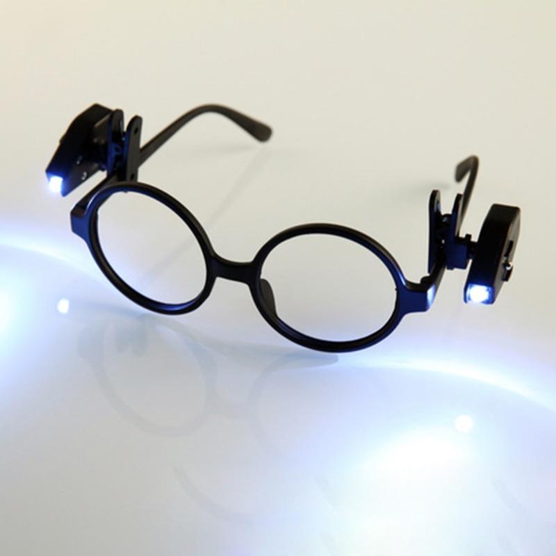 Adjustable LED Reading Light Eyeglass Clip On Mini Flashlight For Hands Free Reading 6