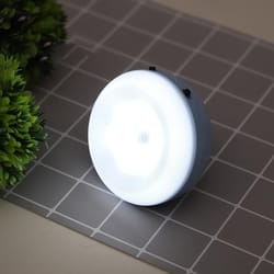 smart motion sensor led night light with magnetic wall mount & usb rechargeable battery