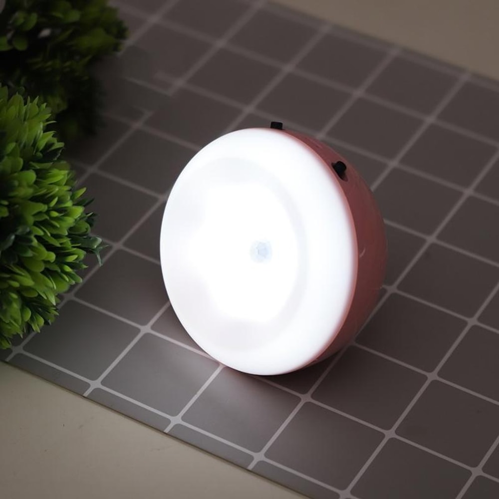 Smart Motion Sensor LED Night Light With Magnetic Wall Mount USB Rechargeable Battery 9