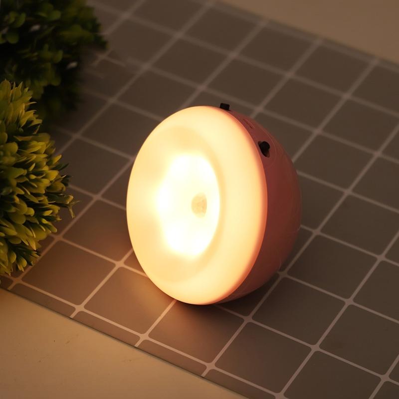 Smart Motion Sensor LED Night Light With Magnetic Wall Mount USB Rechargeable Battery 13
