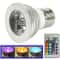 SmartGlow RGB LED Light Bulb With Remote Control 16 Color E27 Mood Lighting Lamp 0