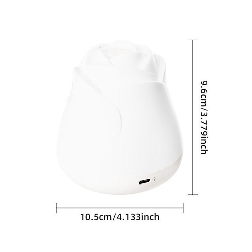 Rechargeable Rose Night Light Touch Sensor Bedside Lamp With 3 Color Dimmable Ambient Lighting 8