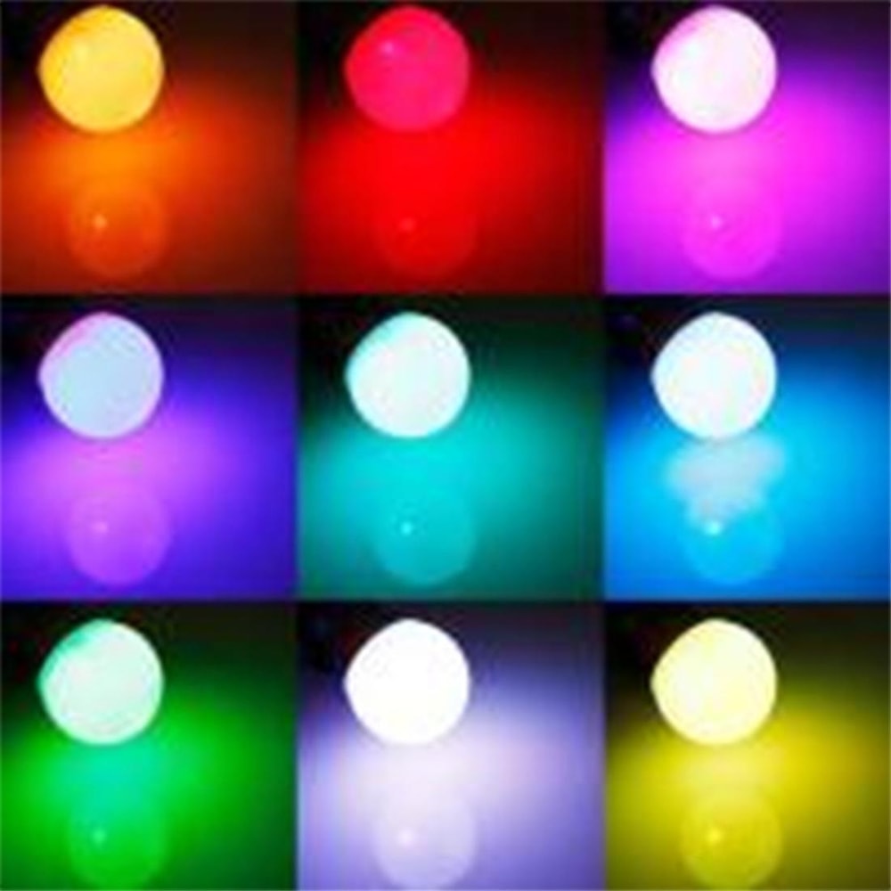 10W RGB LED Light Bulb E27 Dimmable Color Changing Lamp With Remote Control 1