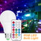 10W RGB LED Light Bulb E27 Dimmable Color Changing Lamp With Remote Control 5