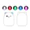 Color Changing Cat Night Light USB Rechargeable Silicone LED Lamp For Kids Bedroom Decor 1