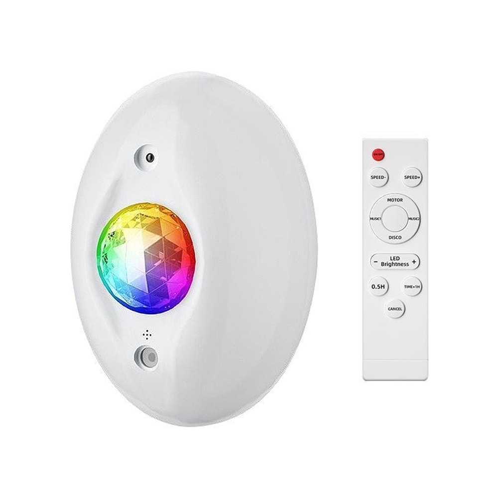 AuroraGlow Galaxy Projector Night Light With Bluetooth Speaker Remote Control 2