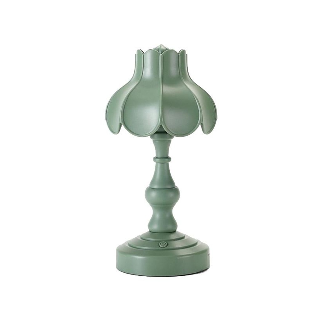Retro USB Rechargeable Bedside Lamp With LED Eye Protection Light 1