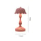 Retro USB Rechargeable Bedside Lamp With LED Eye Protection Light 5