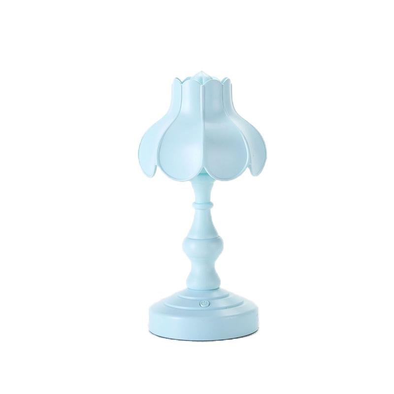 Retro USB Rechargeable Bedside Lamp With LED Eye Protection Light 11