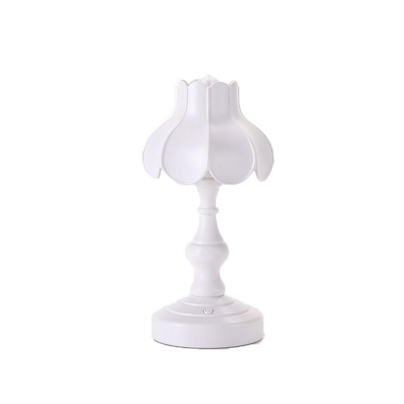 Retro USB Rechargeable Bedside Lamp With LED Eye Protection Light 10