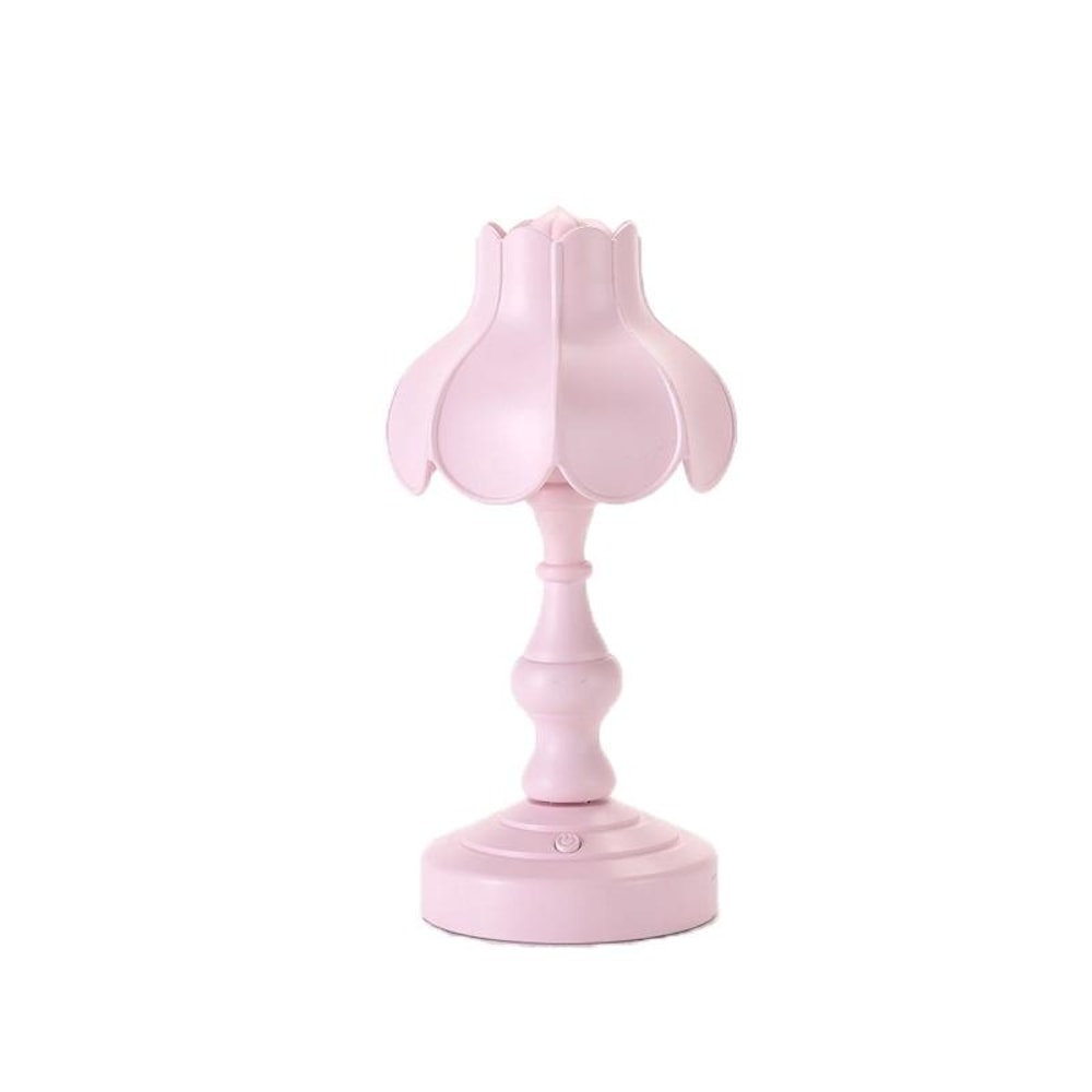 Retro USB Rechargeable Bedside Lamp With LED Eye Protection Light 8