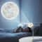 Moon Projection Night Light With Remote Adjustable USB Ambient Lamp 0