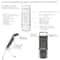 USB Rechargeable Clip On Reading Light With 3 Color Modes Eye Protection 7