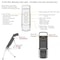 USB Rechargeable Clip On Reading Light With 3 Color Modes Eye Protection 7
