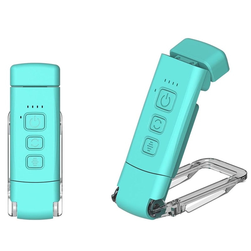 USB Rechargeable Clip On Reading Light With 3 Color Modes Eye Protection 5