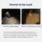 Rechargeable Book Light Clip On Reading Lamp With 3 Color Modes Magnetic Bookmark Design 7